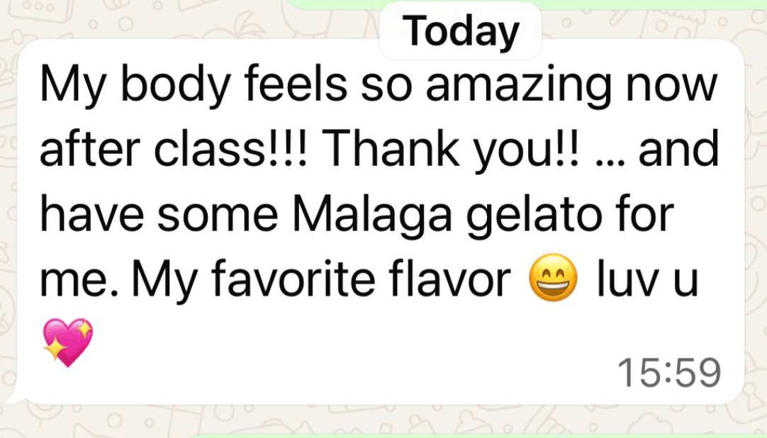 Client testimonial