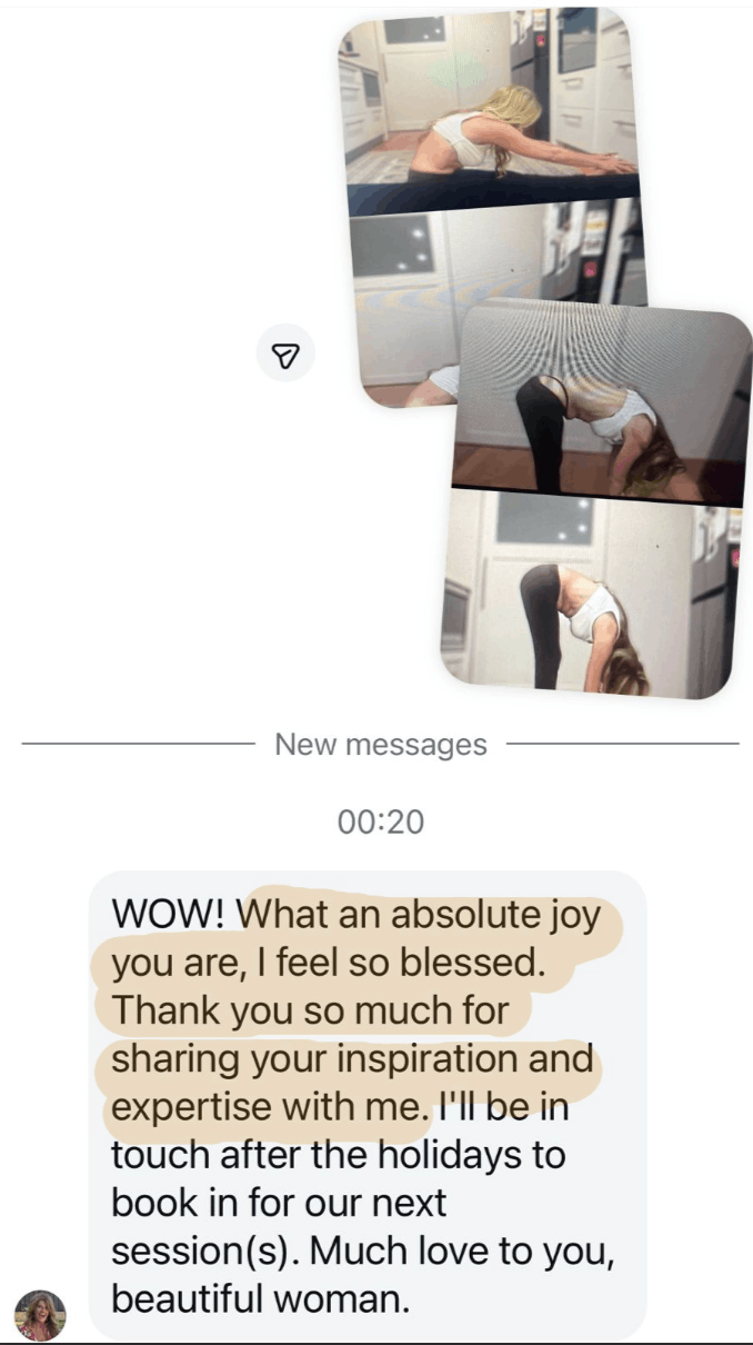 Client testimonial