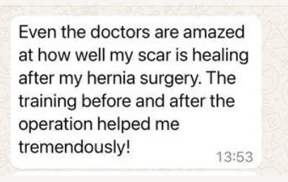 Client testimonial